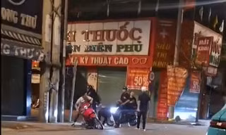 Đôi trai gái bị nhóm đối tượng truy đuổi, đánh hội đồng trong đêm