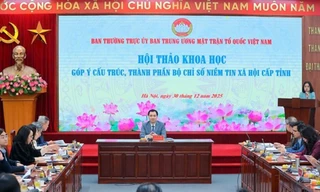 Nghiên cứu hoàn thiện cấu trúc, thành phần Bộ chỉ số Niềm tin xã hội cấp tỉnh