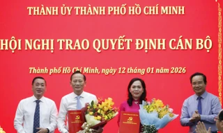 Công bố quyết định điều động nhân sự của Ban Thường vụ Thành ủy TPHCM