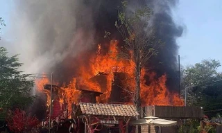 Cháy quán cà phê mùng 6 Tết, nhiều tài sản bị thiêu rụi