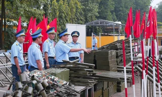 Thao trường huấn luyện chiến thuật sẵn sàng đón chiến sĩ mới của Sư đoàn Phòng không 367