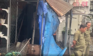 Cháy cửa hàng phụ tùng xe máy, cụ ông 78 tuổi tử vong