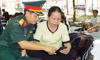 Sáng kiến giúp người nhà đăng ký thăm quân nhân trực tuyến