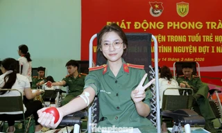 Nghĩa cử cao đẹp của tuổi trẻ Học viện Quân y trong Ngày hội xuân hồng