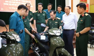Trang bị hơn 6.000 xe mô tô cho Ban chỉ huy Quân sự cấp xã 