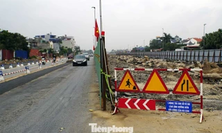 Lập rào chắn công trường hầm chui hơn 700 tỷ ở Hải Phòng ngày Tết 