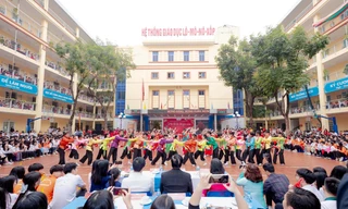 Lễ hội đậm hồn Việt giúp học sinh chạm vào cội nguồn