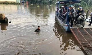 Thanh niên lao xuống sông cứu học sinh 