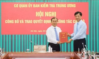 Bộ Chính trị chuẩn y nhân sự Phó Chủ nhiệm Uỷ ban Kiểm tra Trung ương