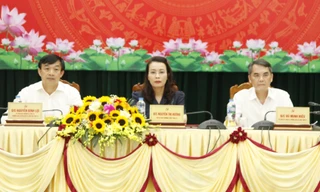 Họp báo thông tin về Đại hội Đảng bộ tỉnh Bắc Ninh lần thứ XVI, nhiệm kỳ 2025 - 2030. Ảnh: Nguyễn Thắng