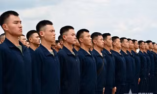 CLIP: 120 quân nhân Trung Quốc tham gia diễu binh, diễu hành đã đến Hà Nội