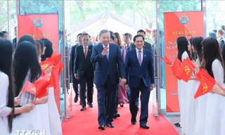 Tổng Bí thư, Thủ tướng dự Lễ khánh thành, khởi công dự án mừng Quốc khánh