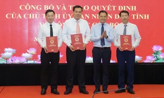 Điều động, bổ nhiệm nhiều cán bộ chủ chốt ở 4 tỉnh, thành