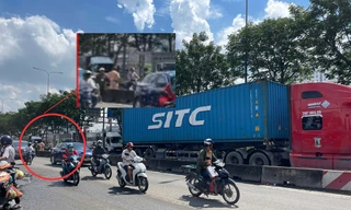 Bé gái tử vong trước chợ đầu mối Thủ Đức sau va chạm với 'hung thần' container