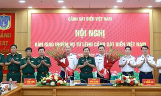 Thiếu tướng Lê Đình Cường tiếp nhận chức vụ Tư lệnh Cảnh sát biển Việt Nam