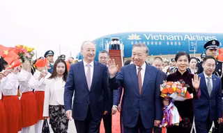 Tổng Bí thư, Chủ tịch nước Tô Lâm và Phu nhân bắt đầu thăm cấp Nhà nước đến Trung Quốc