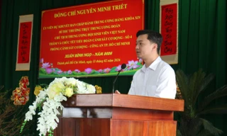 Bí thư Thường trực T.Ư Đoàn Nguyễn Minh Triết thăm, chúc Tết các đơn vị trực chiến tại TPHCM