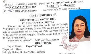 Bà 'trùm' điều hành nhóm cho vay lãi nặng ở Hải Phòng