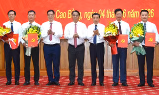 Cao Bằng điều động, bổ nhiệm nhiều cán bộ chủ chốt