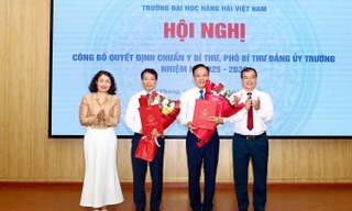 Chuẩn y PGS.TS Phạm Xuân Dương giữ chức Bí thư Đảng ủy Trường Đại học Hàng hải Việt Nam