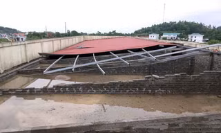 Lốc xoáy khiến 5 trường học, 18 hộ dân ở Hải Phòng bị thiệt hại