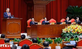 Toàn cảnh khai mạc Hội nghị lần thứ 14 Ban Chấp hành Trung ương Đảng 