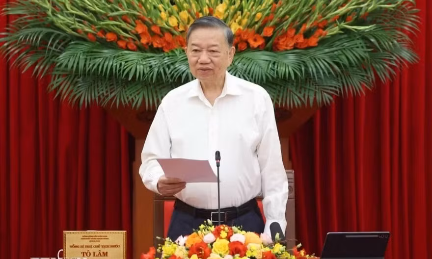Tổng Bí thư, Chủ tịch nước Tô Lâm làm việc với Ban Chính sách, chiến lược Trung ương