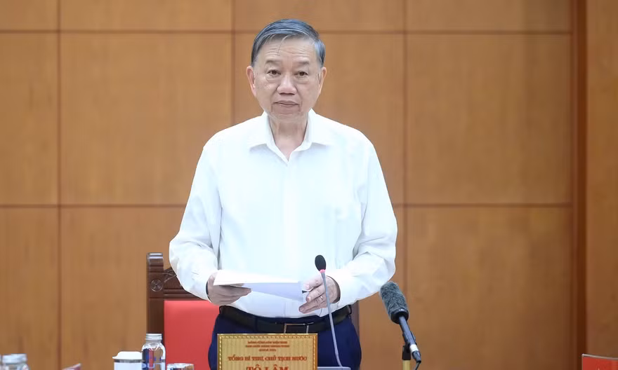 Tổng Bí thư, Chủ tịch nước Tô Lâm làm việc với Ban Chính sách, chiến lược Trung ương