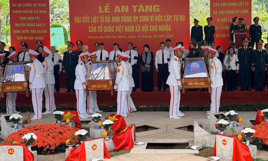  731 liệt sĩ từ Công viên Lê Thị Riêng đã an nghỉ tại Nghĩa trang TP HCM