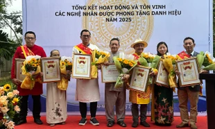 6 nghệ nhân được phong tặng Nghệ nhân Nhân dân, Nghệ nhân Ưu tú 