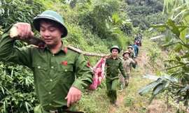 Tìm thấy cụ bà 86 tuổi sau hai ngày đi lạc trong rừng