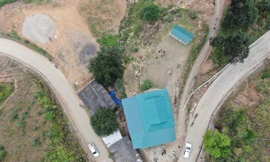 Cận cảnh góc cua hiểm trở trong vụ lật xe đoàn thiện nguyện ở Lào Cai