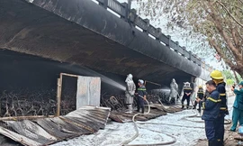 Công an Hà Nội thông tin diễn tiến điều tra vụ cháy bãi xe ở gầm cầu Vĩnh Tuy