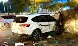 Hà Nội: Ô tô đâm liên hoàn trên đường Nguyễn Trác, một người tử vong