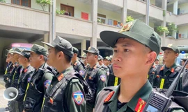 Cảnh sát đặc nhiệm Hà Nội quyết tâm hoàn thành nhiệm vụ bảo đảm an toàn sự kiện A80