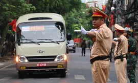 CSGT đảm bảo tốt nhiệm vụ tại Lễ kỷ niệm 80 năm Cách mạng tháng Tám, Quốc khánh 2/9