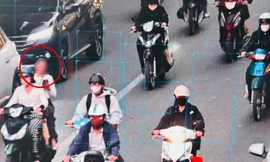 Camera AI 'soi' đến tận cổng trường, phát hiện nhiều học sinh vi phạm giao thông