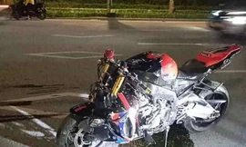 Cô gái bị đứt lìa chân sau va chạm với xe phân khối lớn