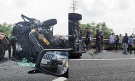 Tai nạn liên hoàn trên cao tốc Pháp Vân – Cầu Giẽ, nhiều người bị thương