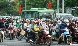 Hà Nội: Cửa ngõ ùn nhẹ, nội đô thông thoáng chiều cuối kỳ nghỉ lễ Quốc khánh 2/9