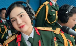 Nữ thiếu tá làm MC thuyết minh cả A50 và A80 là ai?