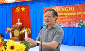 Cử tri cù lao An Giang quan tâm giải pháp ứng phó với giá xăng dầu, vật tư nông nghiệp 