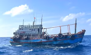 Bắt tàu cá chở hơn 50.000 lít dầu