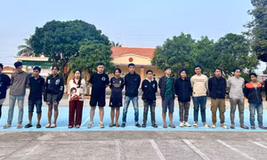Bắt giữ 16 người nhập cảnh trái phép từ Campuchia