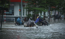 Mệt mỏi vì bơm xong lại ngập trong biệt thự chục tỉ ở Hà Nội