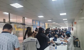 Khám sức khoẻ miễn phí cho công nhân ở Bắc Ninh