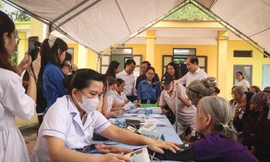 Hà Nội: Hơn 5000 người dân ngoại thành trên 70 tuổi được khám bệnh miễn phí