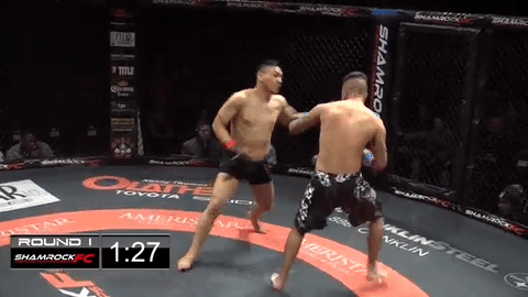 Trong một khoảnh khắc say đòn, cả Axel và Alan đều mải mê tấn công để rồi cùng đổ gục xuống sàn bởi trúng cú đấm cực mạnh của đối thủ.