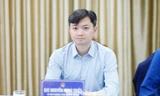 Anh Nguyễn Minh Triết - Bí thư Thường trực T.Ư Đoàn, Chủ tịch T.Ư Hội Sinh viên Việt Nam dự hội nghị.
