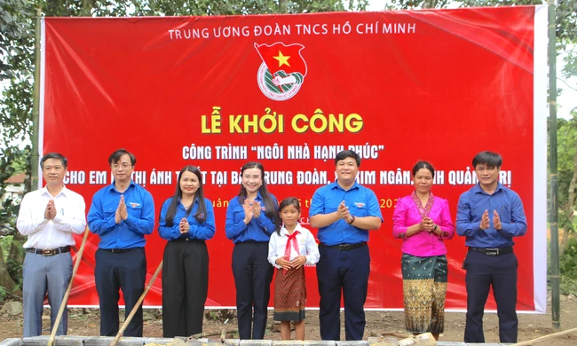 T.Ư Đoàn khởi công hai Ngôi nhà hạnh phúc tại Quảng Trị